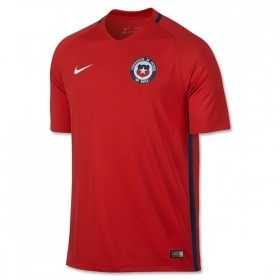 Camisolas de Futebol Chile Equipamento Principal 2016/17 Manga Curta