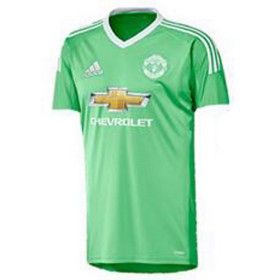 Camisolas de Futebol Manchester United Guarda Redes Equipamento Alternativa 2017/18 Manga Curta