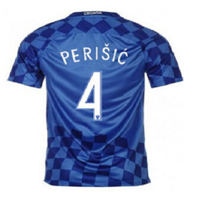 Camisolas de Futebol Croácia PERISIC Equipamento Alternativa Euro 2016