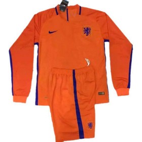 Camisolas de Futebol Holanda Equipamento Principal 2016/17 Manga Comprida