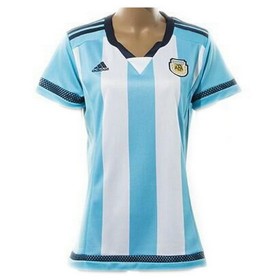 Camisolas de Futebol Argentina Mulher Equipamento Principal 2016/17 Manga Curta