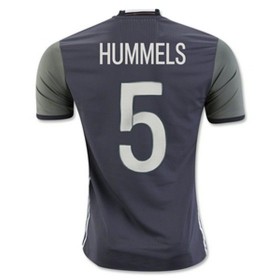 Camisolas de Futebol Alemanha HUMMELS Equipamento Alternativa Euro 2016