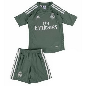 Camisolas de Futebol Real Madrid Guarda Redes Criança Equipamento Principal 2017/18 Manga Curta