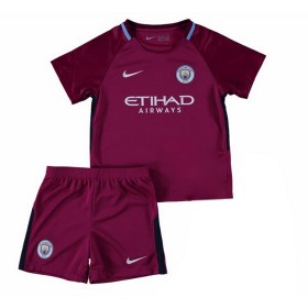 Camisolas de Futebol Manchester City Criança Equipamento Alternativa 2017/18 Manga Curta