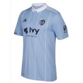 Camisolas de Futebol Sporting Kansas City Equipamento Principal 2017/18 Manga Curta