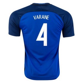 Camisolas de Futebol França VARANE Equipamento Principal Euro 2016