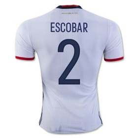 Camisolas de Futebol Colômbia ESCOBAR Equipamento Principal 2016/17 Manga Curta