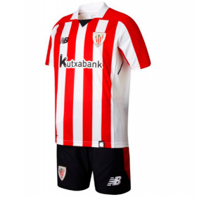 Camisolas de Futebol Ath. Bilbao Criança Equipamento Principal 2017/18 Manga Curta