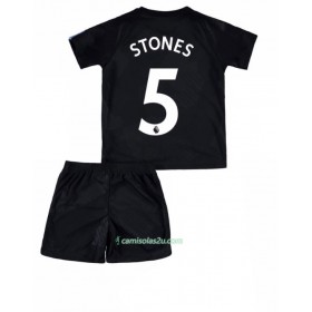 Camisolas de Futebol Manchester City John Stones 5 Criança Equipamento 3ª 2017/18 Manga Curta