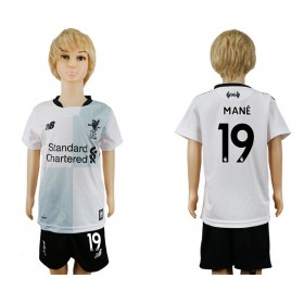 Camisolas de Futebol Liverpool Sadio Mane 19 Criança Equipamento Alternativa 2017/18 Manga Curta