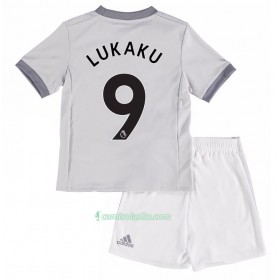 Camisolas de Futebol Manchester United Romelu Lukaku 9 Criança Equipamento 3ª 2017/18 Manga Curta