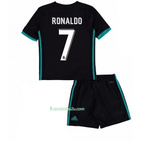 Camisolas de Futebol Real Madrid Cristiano Ronaldo 7 Criança Equipamento Alternativa 2017/18 Manga Curta