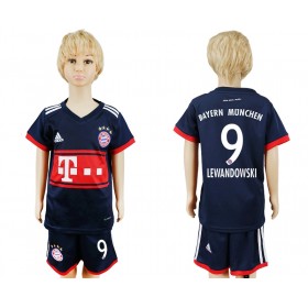 Camisolas de Futebol Bayern München Robert Lewandowski 9 Criança Equipamento Alternativa 2017/18 Manga Curta