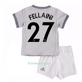 Camisolas de Futebol Manchester United Marouane Fellaini 27 Criança Equipamento 3ª 2017/18 Manga Curta