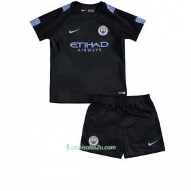 Camisolas de Futebol Manchester City Criança Equipamento 3ª 2017/18 Manga Curta