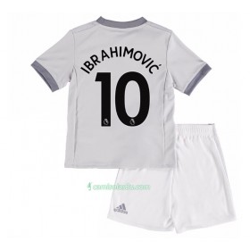 Camisolas de Futebol Manchester United Zlatan Ibrahimovic 10 Criança Equipamento 3ª 2017/18 Manga Curta