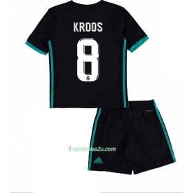 Camisolas de Futebol Real Madrid Toni Kroos 8 Criança Equipamento Alternativa 2017/18 Manga Curta