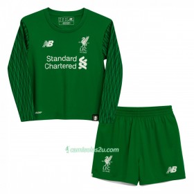 Camisolas de Futebol Liverpool Guarda Redes Criança Equipamento Principal 2017/18 Manga Comprida