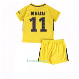 Camisolas de Futebol Paris Saint-Germain Angel Di Maria 11 Criança Equipamento Alternativa 2017/18 Manga Curta
