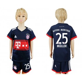 Camisolas de Futebol Bayern München Thomas Muller 25 Criança Equipamento Alternativa 2017/18 Manga Curta