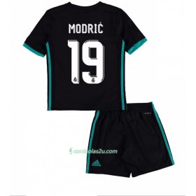 Camisolas de Futebol Real Madrid Luka Modric 19 Criança Equipamento Alternativa 2017/18 Manga Curta