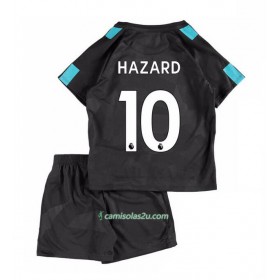 Camisolas de Futebol Chelsea Eden Hazard 10 Criança Equipamento 3ª 2017/18 Manga Curta
