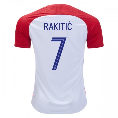 Camisolas de Futebol Croácia Ivan Rakitic 15 Equipamento Principal Copa do Mundo 2018 Manga Curta