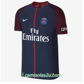 Camisolas de Futebol Paris Saint-Germain Equipamento Principal 2017/18 Manga Curta