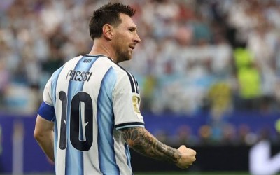 Lionel Messi marca em dois jogos consecutivos na fase de grupos